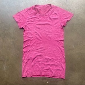 Lululemon Pink Swiftly Tech Short Sleeve Shirt
